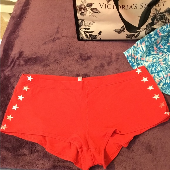 NEW Pink By Victoria Secret “Set Of 4 New Boxer Panties- - Picture 13 of 16